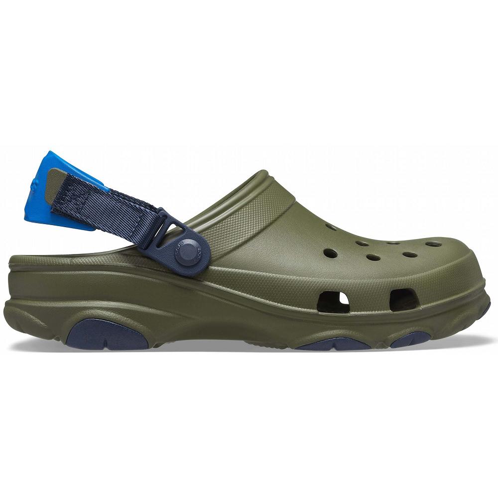 Olive Women's Crocs Classic All-Terrain Clogs | NZ 0067GSOL